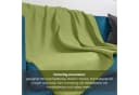 wometo Wohndecke Polar-Fleece Grün Anti-Pilling Kettel-Einfassung Bild 5