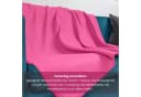wometo Wohndecke Polar-Fleece Rosa Anti-Pilling Bild 5