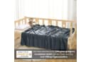wometo Wohndecke Polar-Fleece 2-tlg. Dunkelgrau Anti-Pilling Bild 3