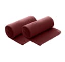 wometo Wohndecke Polar-Fleece 2-tlg. Weinrot OEKO-TEX® Kettel-Rand Bild 2
