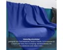 Wohndecke Polar-Fleece 2-teilig blau wometo OEKO-TEX® Bild 5