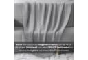 wometo Wohndecke Strick Grau Kuscheldecke mit Perlmuster Bild 3