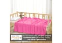 Wohndecke Polar-Fleece 3er Set rosa von wometo mit Kettel-Rand Bild 3