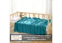 wometo Wohndecke Polar-Fleece 3-tlg. Türkis OEKO-TEX® Anti-Pilling Bild 3
