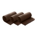 wometo Wohndecke Polar-Fleece 3-teilig Braun Kettel-Rand Anti-Pilling Bild 2