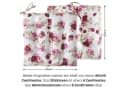 wometo Stuhlkissen Rosi 40x40 Rosa Rosen-Motiv Landhaus-Stil Bild 1