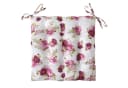 wometo Stuhlkissen Rosi 40x40 Rosa Rosen-Motiv Landhaus-Stil Bild 2