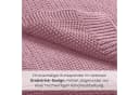 wometo Babydecke Rosa Kuschelweich Strick OEKO-TEX Bild 5