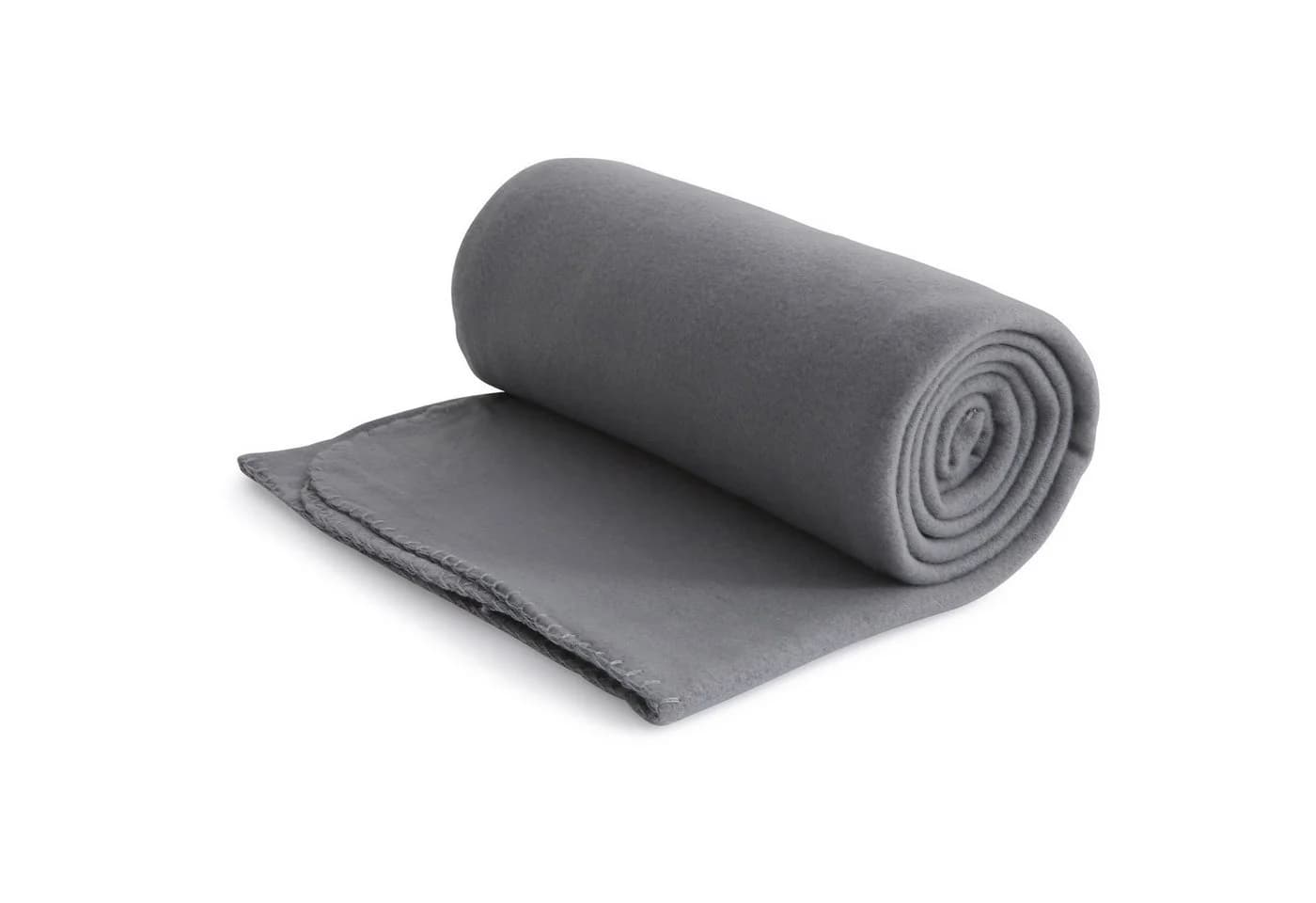 wometo Wohndecke eco-line Grau Fleece 100% recycelt - Bild 2