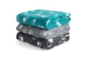 wometo Tierdecke 3er Set 100% recyceltes Fleece OEKO-TEX® Pfötchen-Print Bild 1