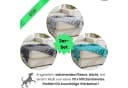 wometo Tierdecke 3er Set 100% recyceltes Fleece OEKO-TEX® Pfötchen-Print Bild 3