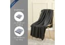 Wohndecke Premium-Fleecedecke 130x160 cm oder 140x190 cm, wometo, OEKO-TEX®, extra dick, Qualitäts-Kettelrand & Anti-Pilling Bild 1