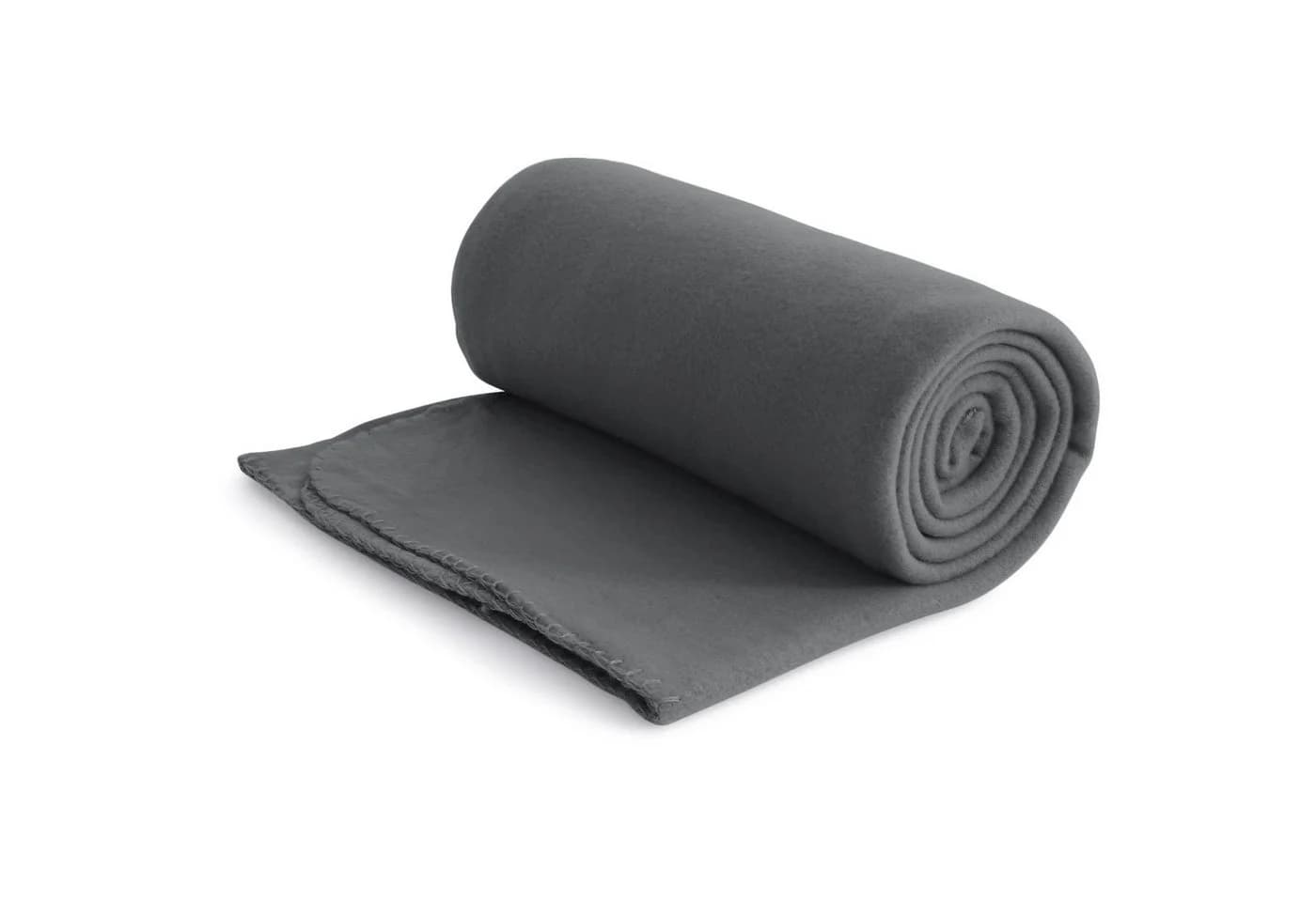 wometo Wohndecke eco-line Fleece Dunkelgrau Antipilling - Bild 2