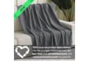 wometo Wohndecke eco-line Fleece Dunkelgrau Antipilling Bild 4