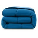 wometo Microfaserbettdecke Bi-Color Blau Ganzjahr Steppbett Bild 2