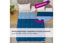 wometo Microfaserbettdecke Bi-Color Blau Ganzjahr Steppbett Bild 3