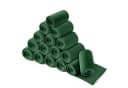 wometo Wohndecke 16er Set WAVE Fleecedecke Grün/Grau Bild 2