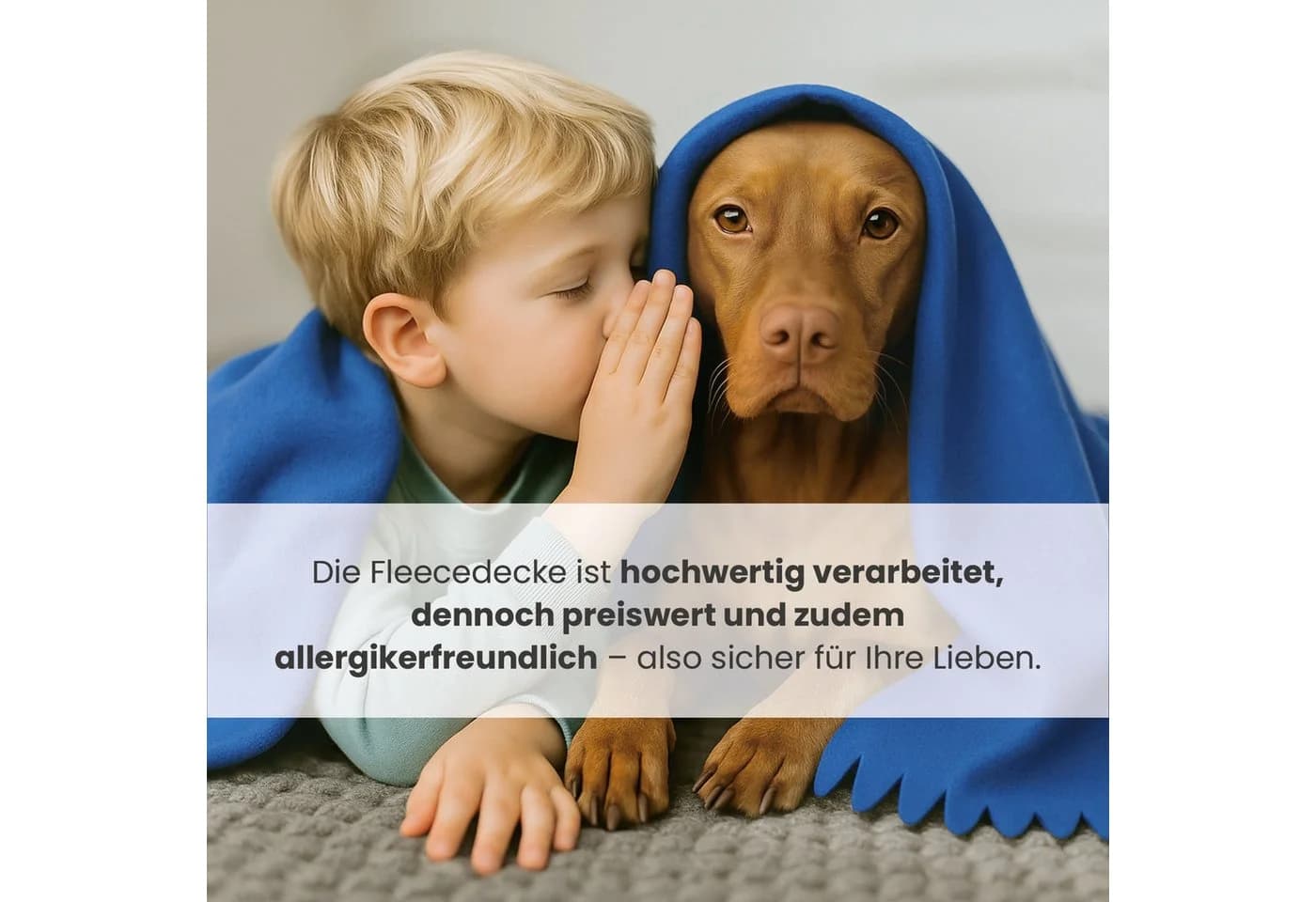 wometo Wohndecke 16er Set WAVE Fleecedecke blau/grau - Bild 3