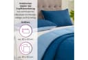 wometo Kissenhüllen Doppelpack Blau Microfaser Hotelverschluss Bild 1