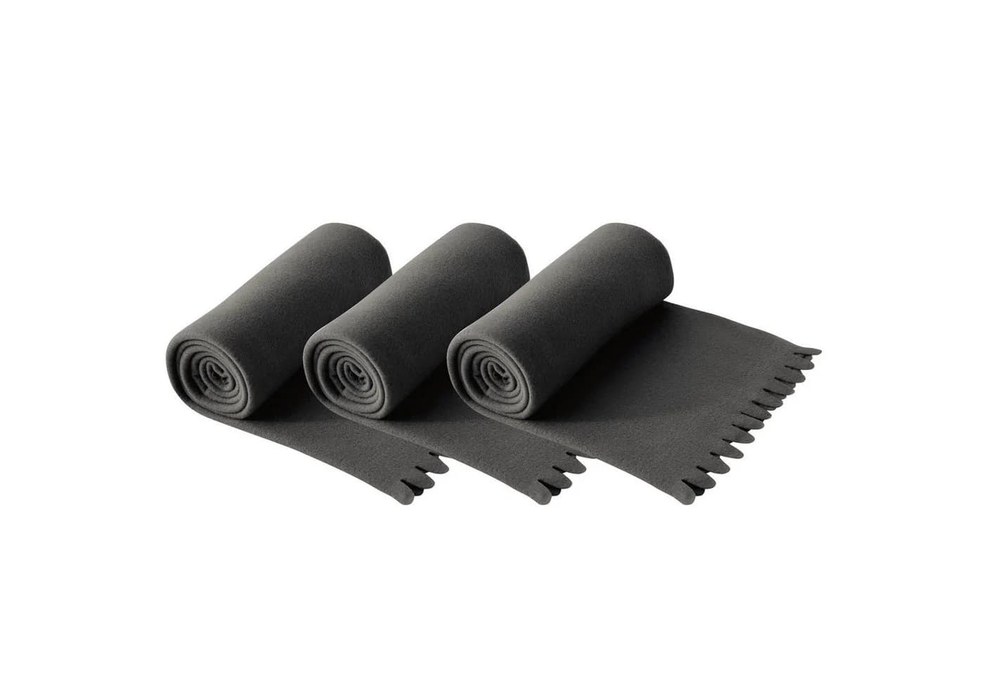 Wohndecke 3er Set Fleecedecke WAVE ca. 120x160 wometo OEKO-TEX - Bild 2