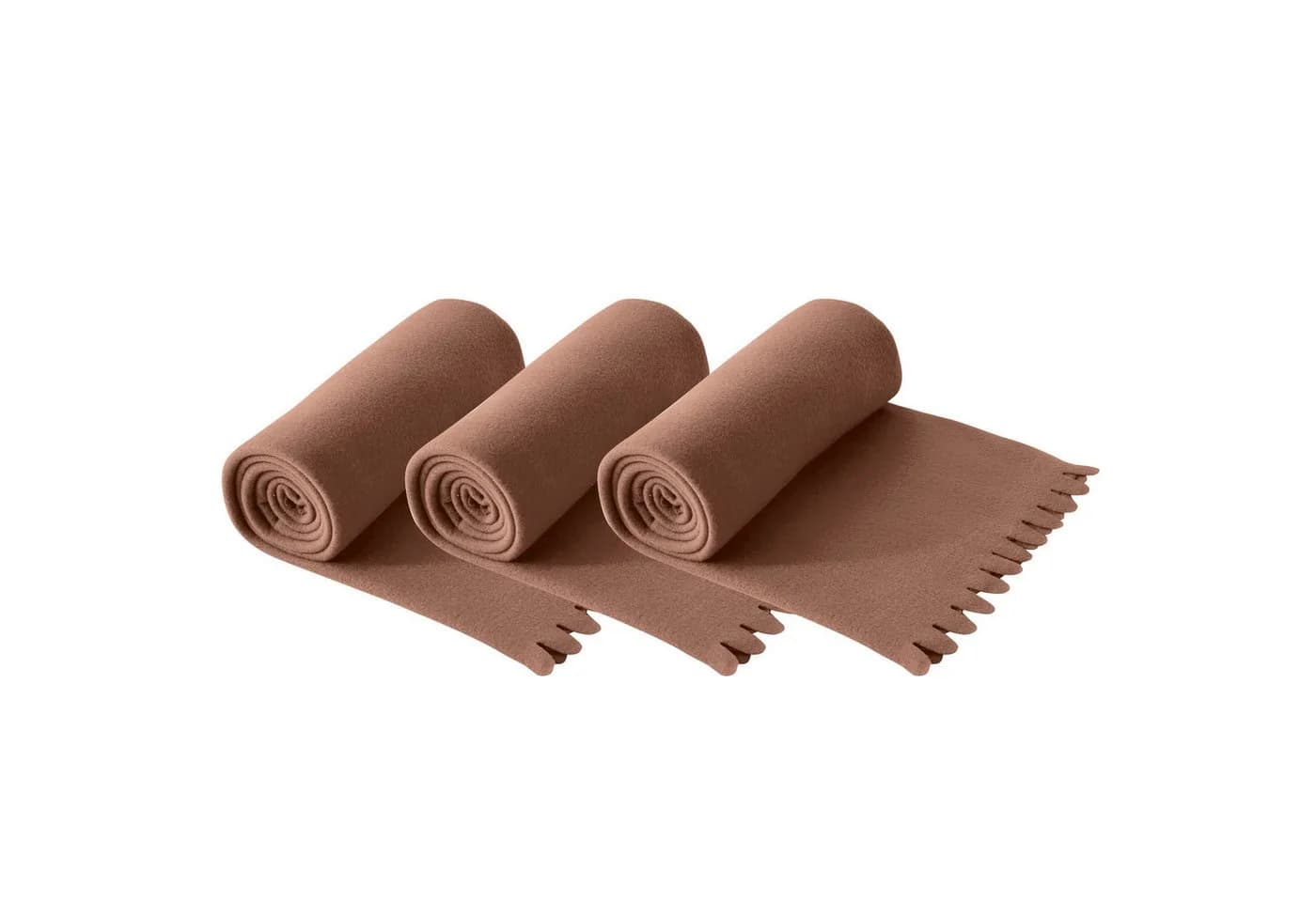 Wohndecke 3er Set Fleecedecke WAVE ca. 120x160 wometo OEKO-TEX® - Bild 2