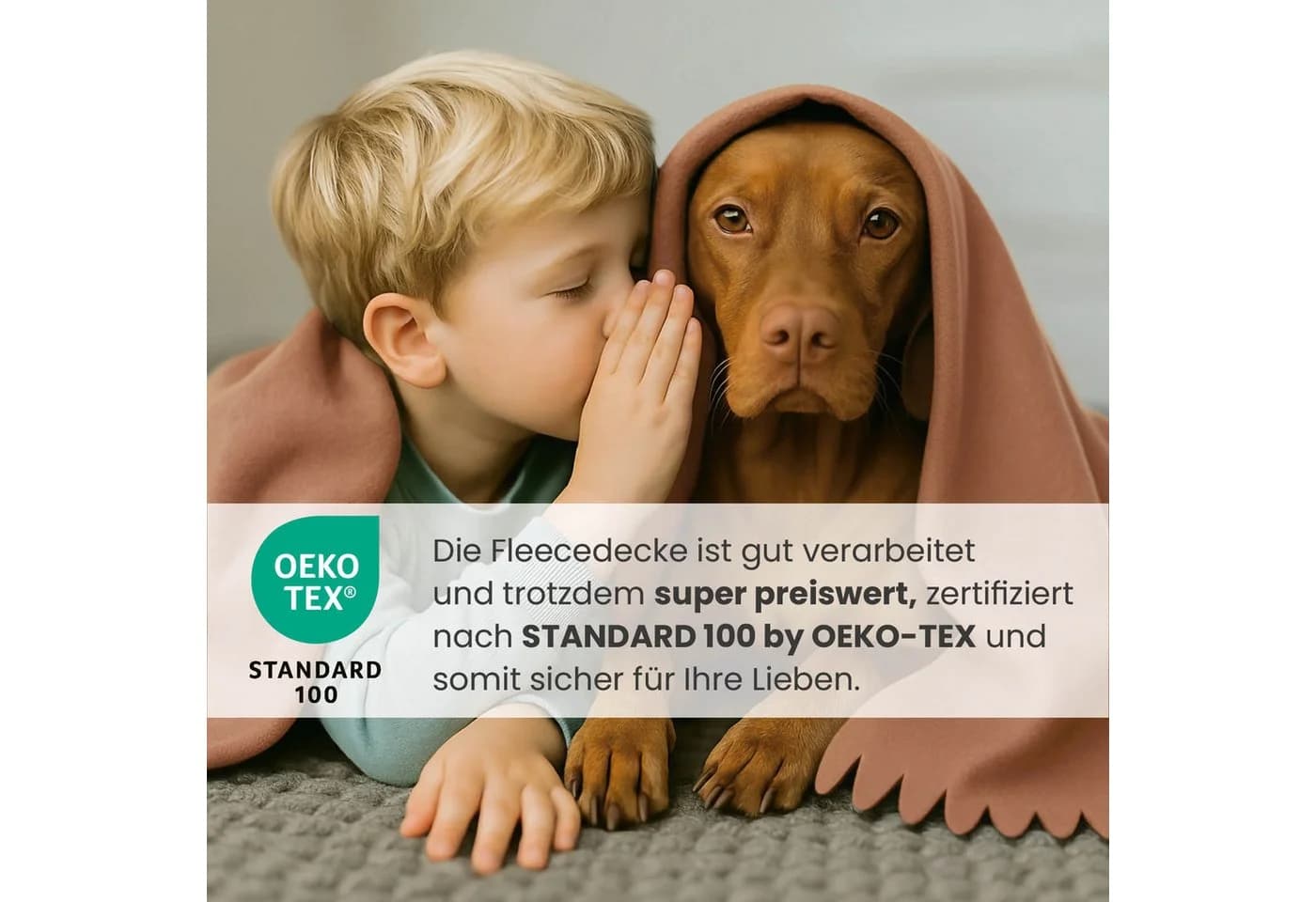 Wohndecke 3er Set Fleecedecke WAVE ca. 120x160 wometo OEKO-TEX® - Bild 3