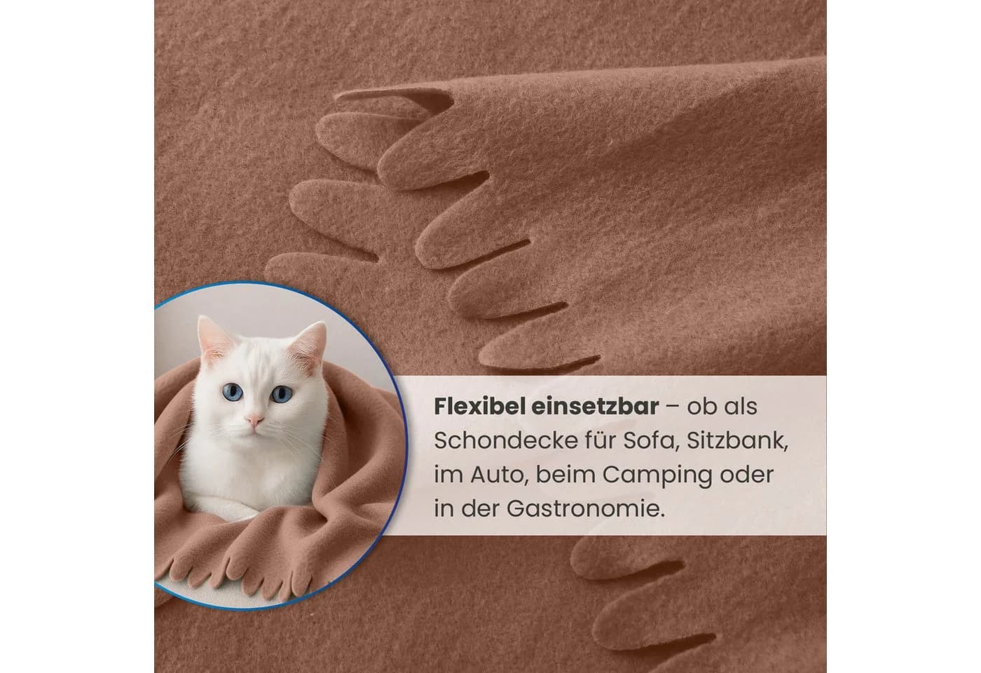 Wohndecke 3er Set Fleecedecke WAVE ca. 120x160 wometo OEKO-TEX® - Bild 5
