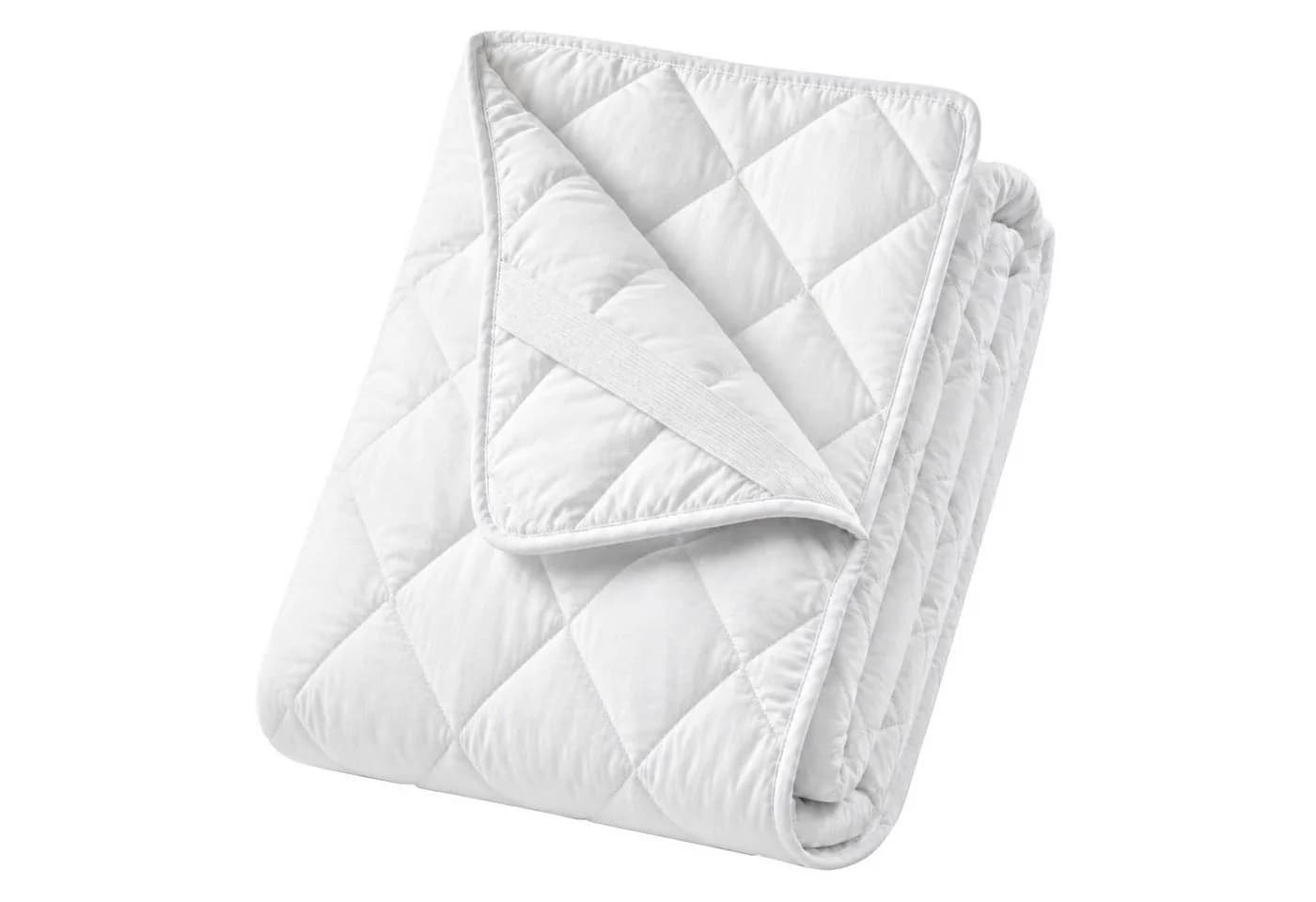 wometo Matratzenschoner Matratzenauflage Einzelbett 90x200 weiß - Bild 2