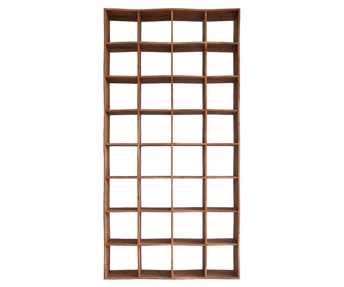 DELIFE Standregal Live-Edge Akazie Natur massiv
