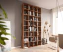 DELIFE Standregal Live-Edge Akazie Natur massiv Bild 2