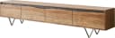 DELIFE Lowboard Stonegrace Akazie mit Steinfurnier und V-Füßen Bild 2