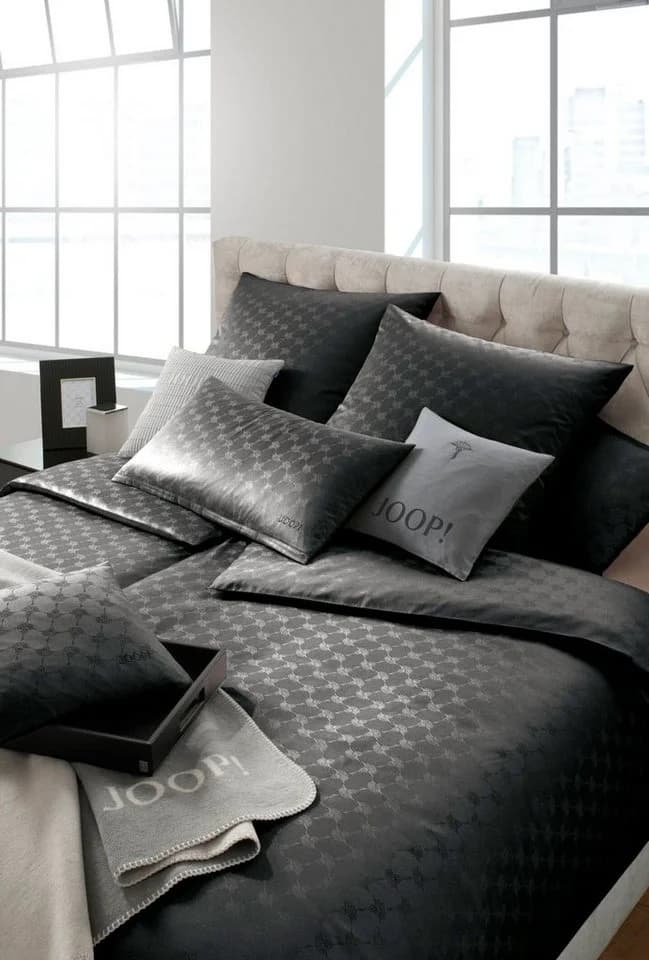 JOOP! LIVING CORNFLOWER Kissenbezug Schwarz Comfort-Satin - Bild 4