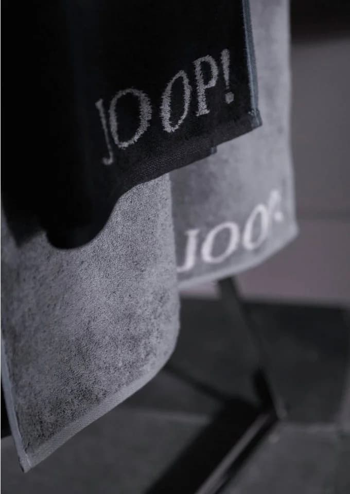 JOOP! CLASSIC DOUBLEFACE Seifentuch-Set 3-teilig Silber 100% Baumwolle - Bild 4