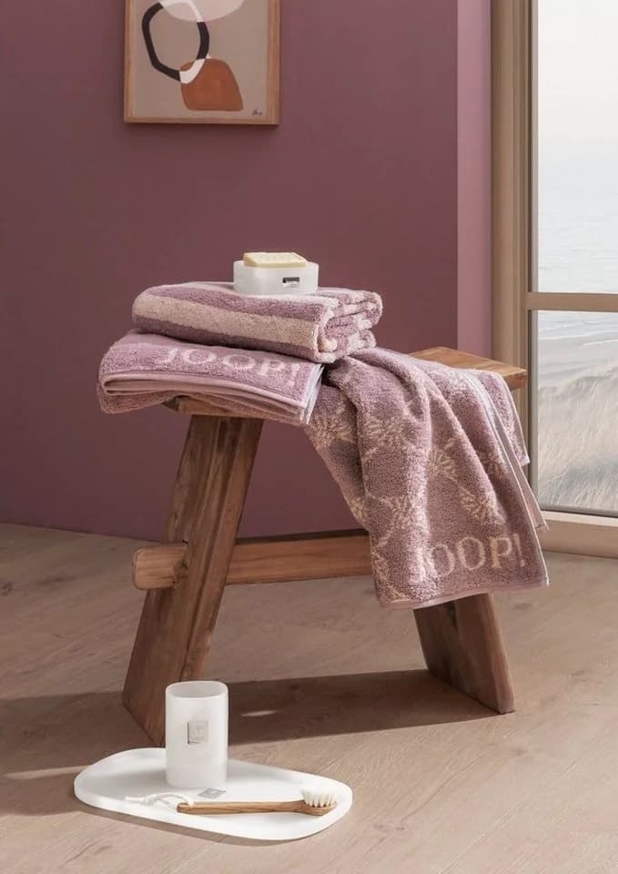 JOOP! LIVING CLASSIC CORNFLOWER Seifentuch-Set 3-tlg. Rosa Baumwolle - Bild 5