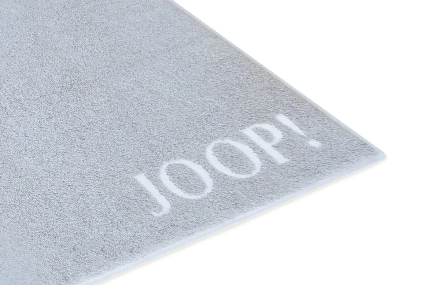 JOOP! CLASSIC DOUBLEFACE Badematte 100% Baumwolle Silber-Weiß