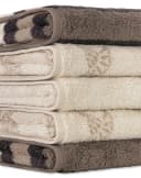 JOOP! Handtuch-Set CLASSIC CORNFLOWER 2-tlg. Beige Kornblumenmuster Bild 4