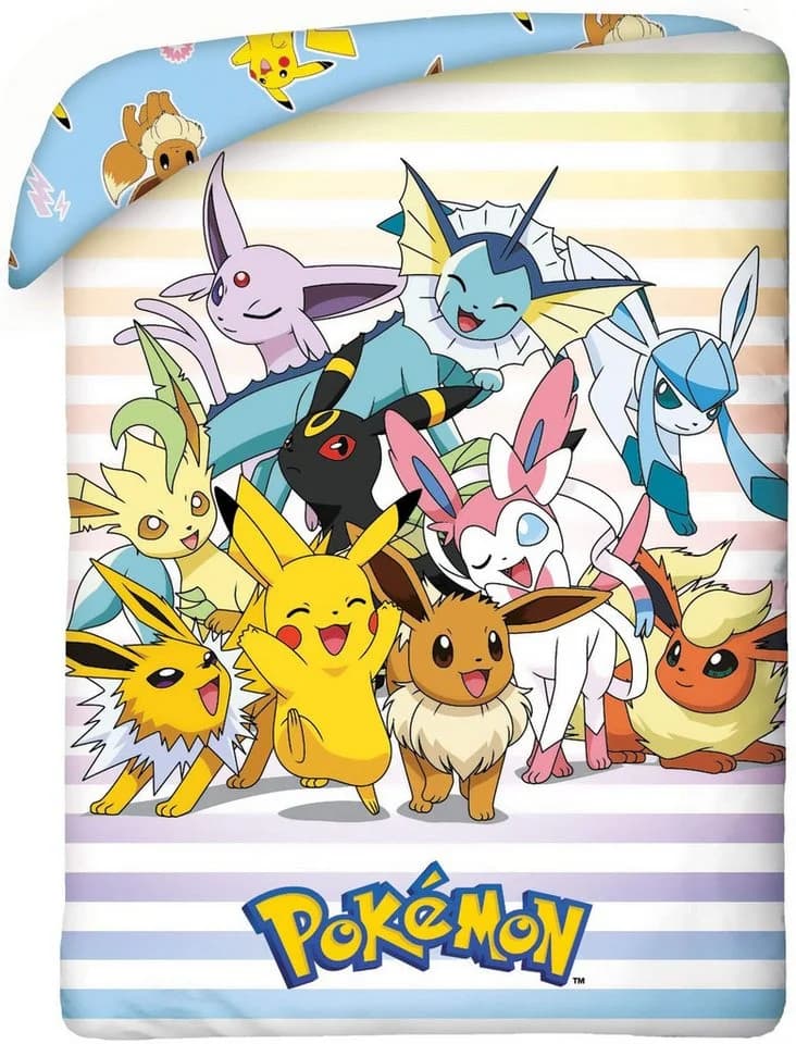 Halantex Bettwäsche Pokemon Pikachu 2er Set Wendemotiv 100% Baumwolle - Bild 4
