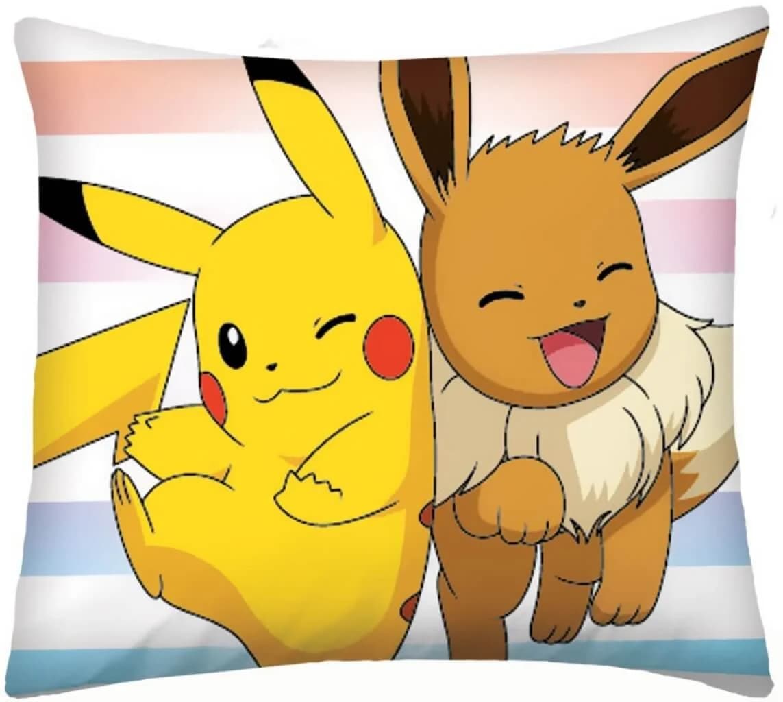 Halantex Kinder-Bettwäsche Set 2x Pikachu 135x200 & 80x80 100% Baumwolle - Bild 3