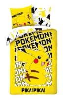 Halantex Kinder-Bettwäsche Set 2x Pikachu 135x200 & 80x80 100% Baumwolle Bild 5