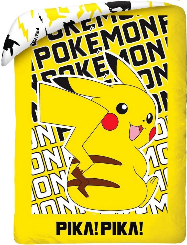 Halantex Wendebettwäsche Pokemon Pikachu 100% Baumwolle 2er Set - Bild 4
