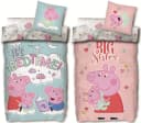 SkyBrands Peppa Wutz Bettwäsche Doppelpack 135x200 cm Baumwolle Bunt Bild 2