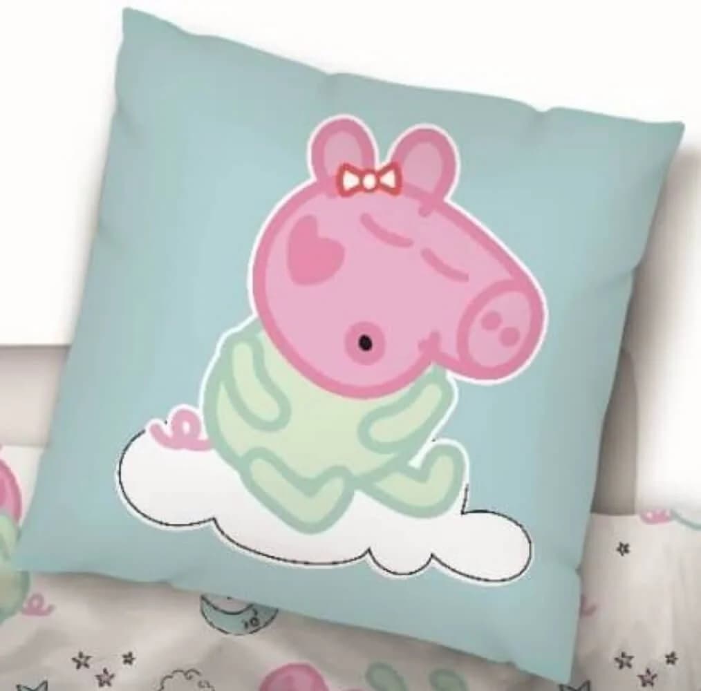 SkyBrands Peppa Wutz Bettwäsche Doppelpack 135x200 cm Baumwolle Bunt - Bild 3