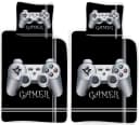 BrandMac Bettwäsche Gaming Gamer Partner-Bettwäsche für 2 Personen, 135x200 & 80x80, Baumwolle, 100% Baumwolle Bild 2