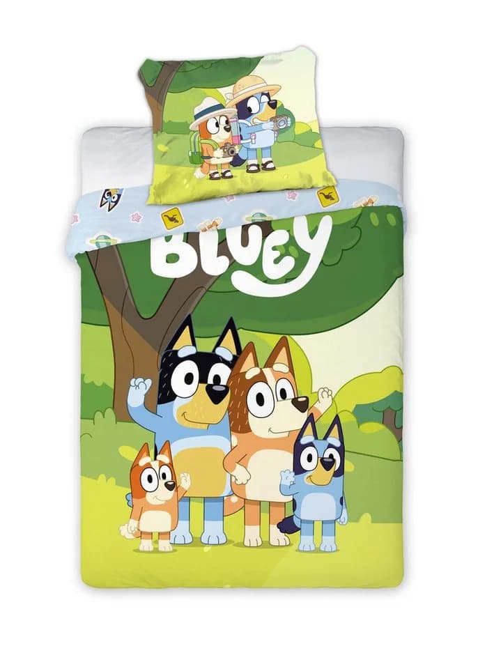 BrandMac Bettwäsche Bluey - 2 x Wende-Bettwäsche-Set im Doppelpack
