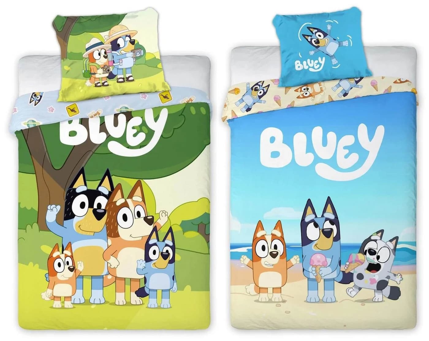 BrandMac Bettwäsche Bluey - 2 x Wende-Bettwäsche-Set im Doppelpack - Bild 2