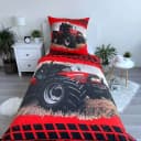 Jerry Fabrics Wende-Bettwäsche Set 2in1 Traktor Motiv Rot Grün 135x200 Bild 5