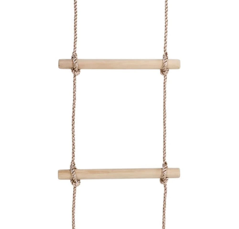 Wickey Strickleiter 4 Sprossen Massivholz Kinder Spielzeug