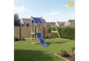 Wickey Spielturm TinyWave Holz mit Schaukel Rutsche Sandkasten Bild 4
