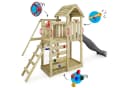 Wickey Spielturm MultiFlyer mit Holzdach, Doppelschaukel & Rutsche Bild 1