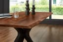 SAM® Baumkantentisch Spider massiv Akazienholz Nussbaum Bild 5